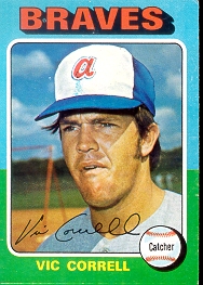 1975 Topps Mini Baseball Cards      177     Vic Correll RC